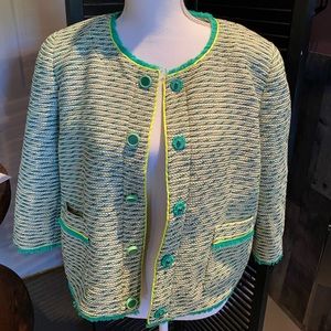 J Crew Cropped Tweed Jacket